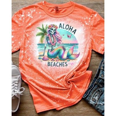 Aloha Beaches Sweatshirt Hoodie For Halloween Gift Ideas