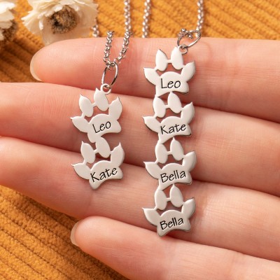 Custom Dainty Pet Name Necklace with Pet Paw Pendant For Pet Lovers Gifts Ideas