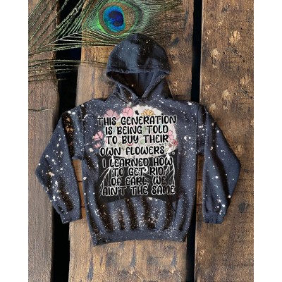 Halloween Bleached Vintage Sweatshirt Hoodie For Gift Ideas