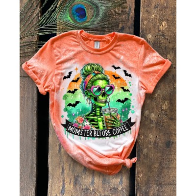 Mumster Coffee Skeleton Vintage Sweatshirt Hoodie For Gift Ideas