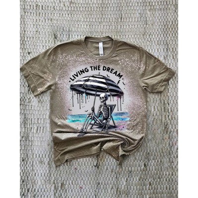 Beachy Dream Skeleton Vintage Sweatshirt Hoodie For Gift Ideas