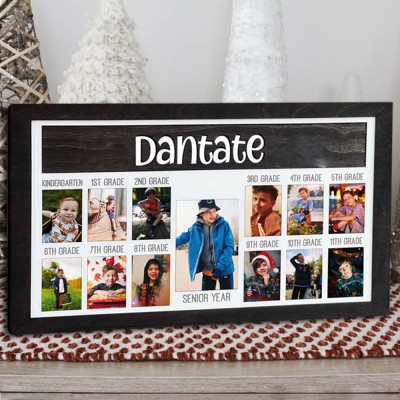 Personalised 3D K-12 School Years Photo Frame Display Back to School Gifts