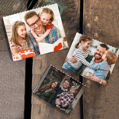 Personalised Photo Building Block Puzzle For Family Christmas Gift
