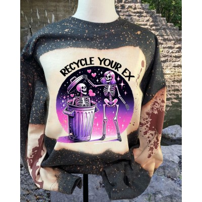 Recycle Your Ex Vintage Sweatshirt Hoodie For Gift Ideas