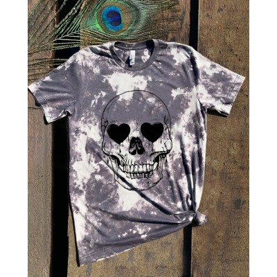 Halloween Skull and Hearts Vintage Sweatshirt Hoodie For Gift Ideas