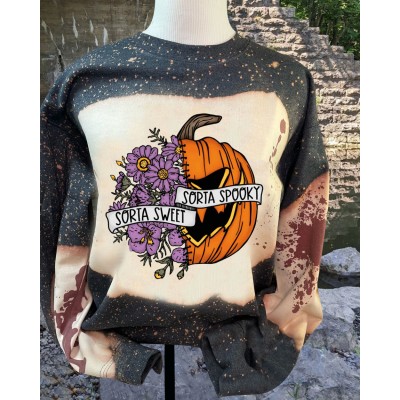 Sorta Sweet Sorta Spooky Sweatshirt Hoodie For Halloween Gift Ideas