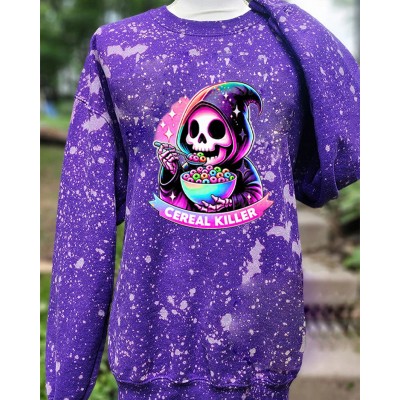 Cereal Killer Reaper Sweatshirt Hoodie For Gift Ideas