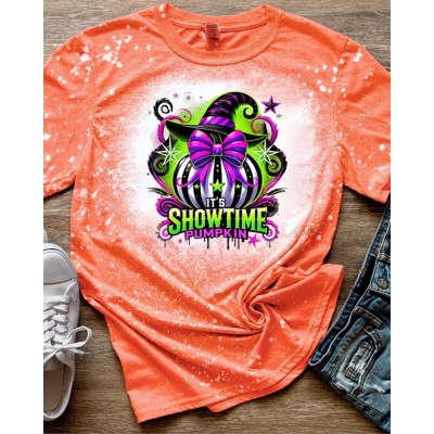 Halloween It’s Showtime Pumpkin Sweatshirt Hoodie For Gift Ideas