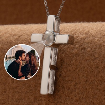 Custom Photo Projection Necklace Birthday Anniversary Gift Ideas For Soulmate