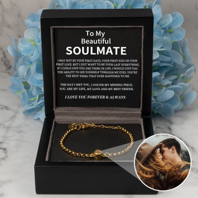 Personalised Photo Projection Bracelet Valentine's Day Anniversary Gift Ideas For Soulmate