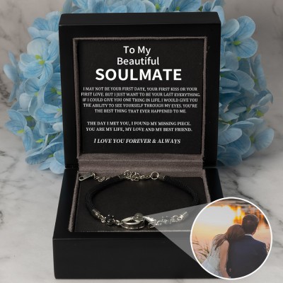 Personalised Photo Projection Bracelet Valentine's Day Anniversary Gift Ideas For Soulmate