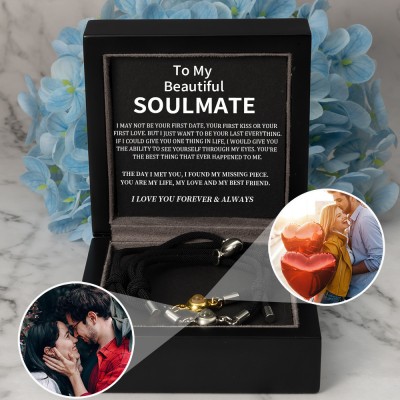 Personalised Photo Projection Bracelet Valentine's Day Anniversary Gift Ideas For Soulmate