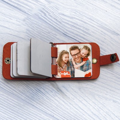 Personalised Handmade Photo Album Keychain Birthday Gift For Him Her