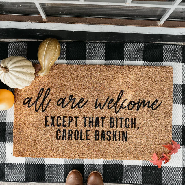 Alle Sind Willkommen Fußmatte Willkommen Housewarming Geschenk