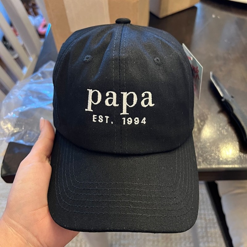 Benutzerdefinierte Bestickt Papa Cap für Vatertag Geschenk