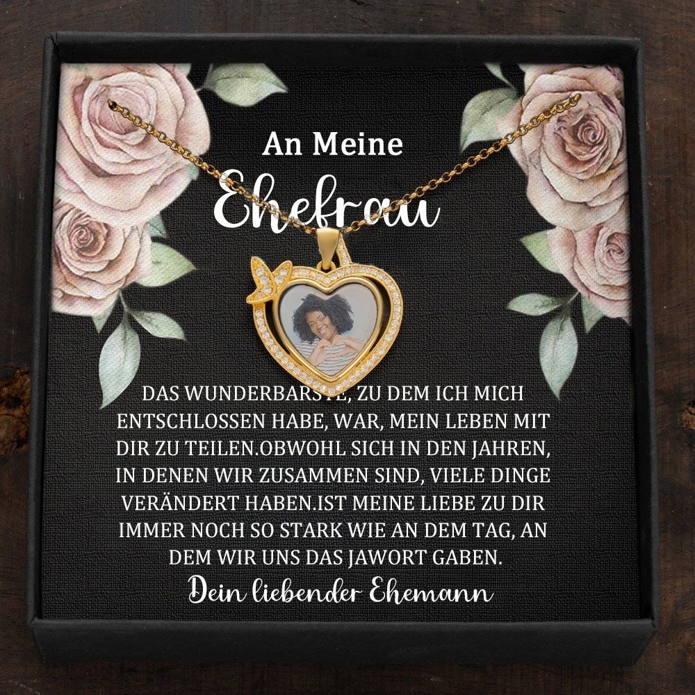 Benutzerdefinierte Foto-Halskette Geburtstag Jahrestag Geschenkideen für Soulmate