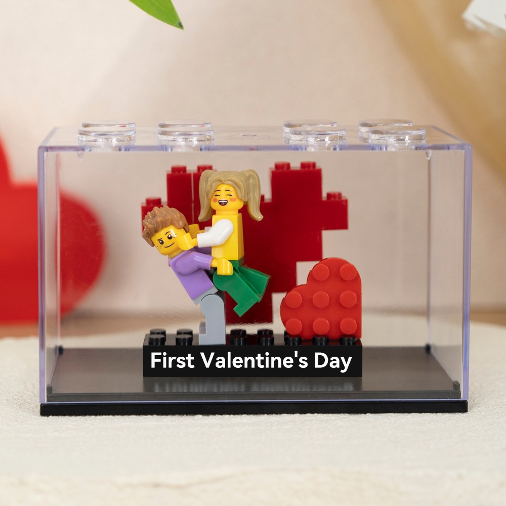 Personalisierte Paar-Minifiguren Als Valentinstagsgeschenk