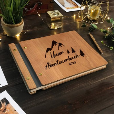 Unser Abenteuer Buch benutzerdefinierte Fotoalbum für Valentinstag Jahrestag Geschenk
