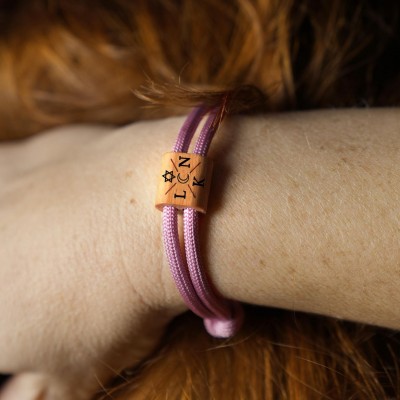 Personalisierte Unisex-Armband mit Perle für Paar Geschenkideen