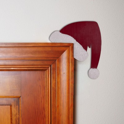 Weihnachten Santa Hut Tür Topper Holiday Decor