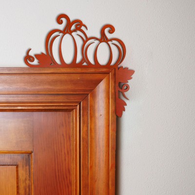 Thanksgiving Herbst Kürbis Tür Ecke Zeichen Home Decor