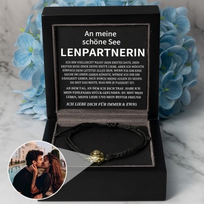 Personalisierte Foto Projektion Armband Valentinstag Jahrestag Geschenkideen für Soulmate
