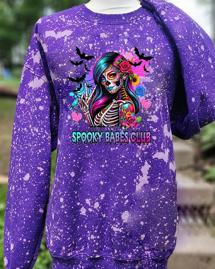 Sweat à capuche Spooky Babes Club pour les idées cadeaux d'Halloween