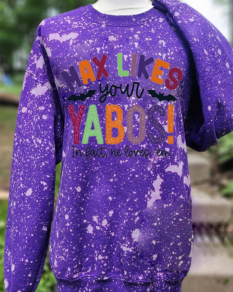 Sweat à capuche décoloré Yabos pour des idées cadeaux d'Halloween