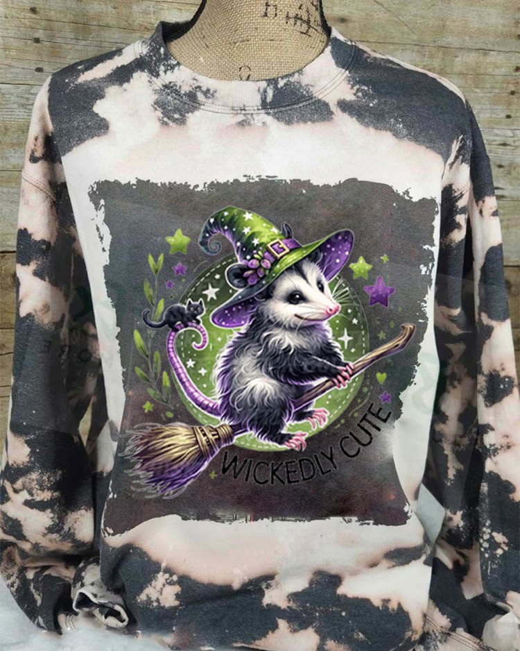 Sweat à capuche Possum méchant et mignon pour Halloween pour des idées cadeaux