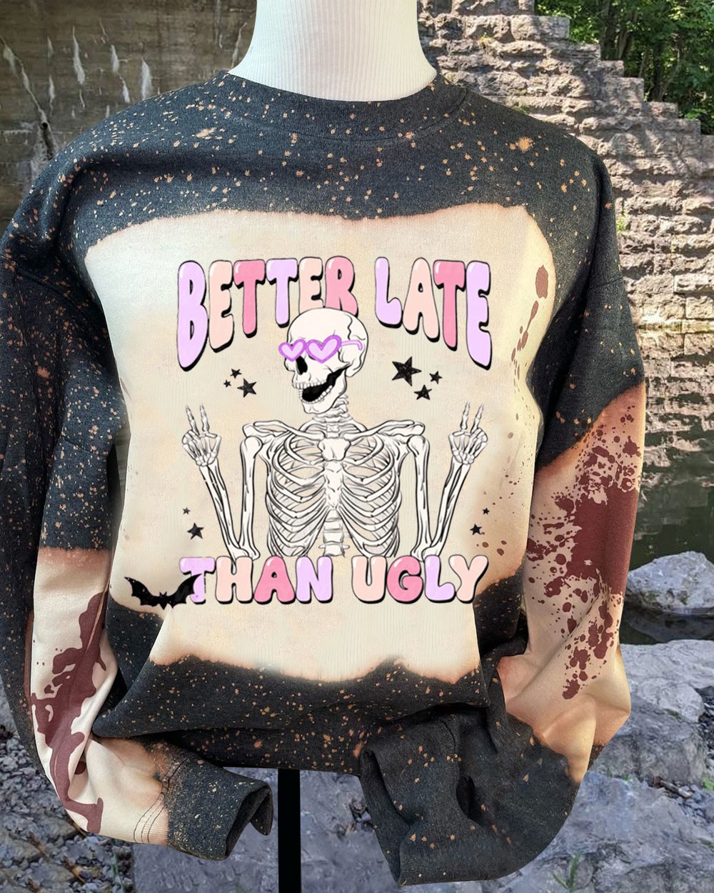 Sweat à capuche vintage pour Halloween, mieux vaut tard que moche, pour des idées cadeaux
