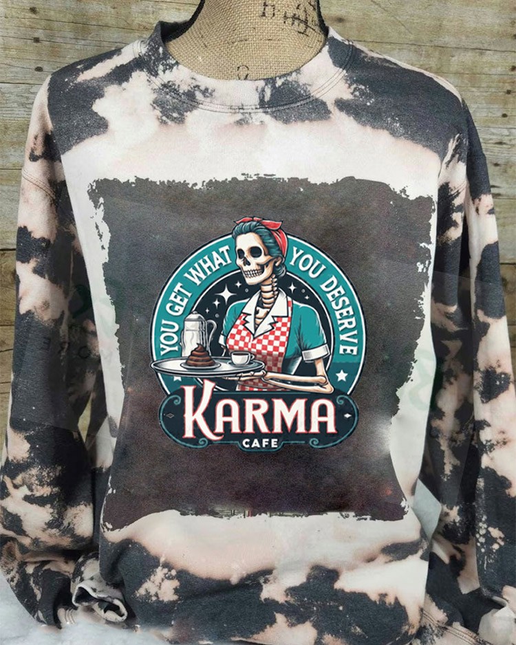 Sweat à capuche Skeleton Karma pour les idées cadeaux d'Halloween