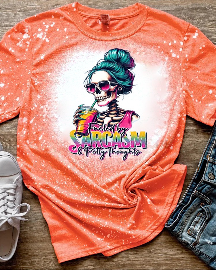 Halloween alimenté par le sarcasme Snarky Sweatshirt Sweat à capuche pour des idées cadeaux