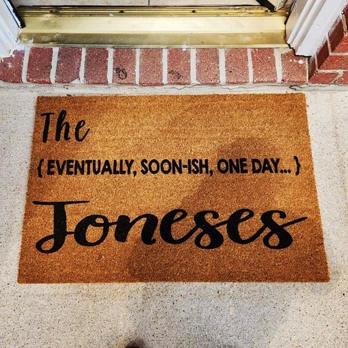 Paillasson de bienvenue personnalisé, cadeau de pendaison de crémaillère pour une nouvelle maison