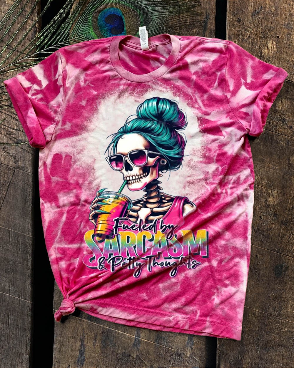 Sweat à capuche vintage alimenté par le sarcasme et l'ironie pour les idées cadeaux d'Halloween