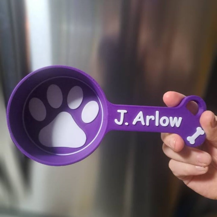 Pelle à nourriture personnalisée pour animaux de compagnie avec des noms d’animaux pour les amoureux des animaux Idées cadeaux