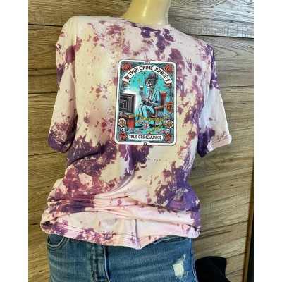 Sweat à capuche drôle de sorcière True Crime Junkie pour les idées de cadeaux d'Halloween