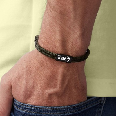Cadeau de bracelet de perles personnalisé pour homme pour la fête des pères de papa