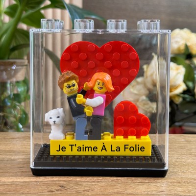 Figurines Miniatures de Couple Personnalisées Cadeau pour la Saint-Valentin