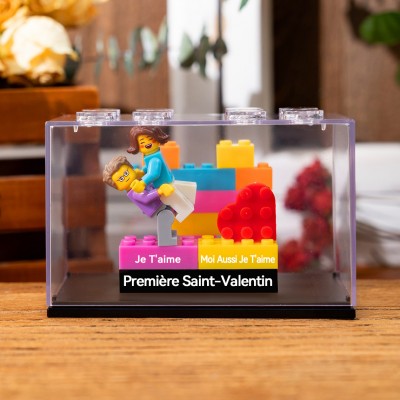 Figurines Miniatures de Couple Personnalisées Cadeau pour la Saint-Valentin