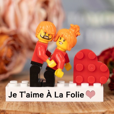 Figurines Miniatures de Couple Personnalisées Cadeau pour la Saint-Valentin