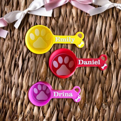 Pelle à nourriture personnalisée pour animaux de compagnie avec des noms d’animaux pour les amoureux des animaux Idées cadeaux