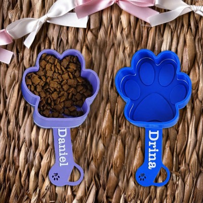 Pelle à nourriture personnalisée pour animaux de compagnie avec des noms d’animaux pour les amoureux des animaux Idées cadeaux