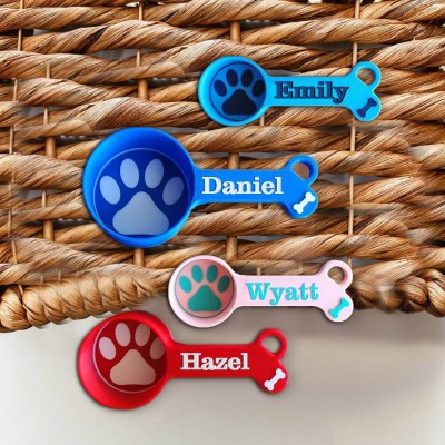 Pelle à nourriture personnalisée pour animaux de compagnie avec des noms d’animaux pour les amoureux des animaux Idées cadeaux