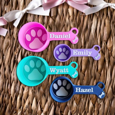 Pelle à nourriture personnalisée pour animaux de compagnie avec des noms d’animaux pour les amoureux des animaux Idées cadeaux