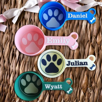 Pelle à nourriture personnalisée pour animaux de compagnie avec des noms d’animaux pour les amoureux des animaux Idées cadeaux