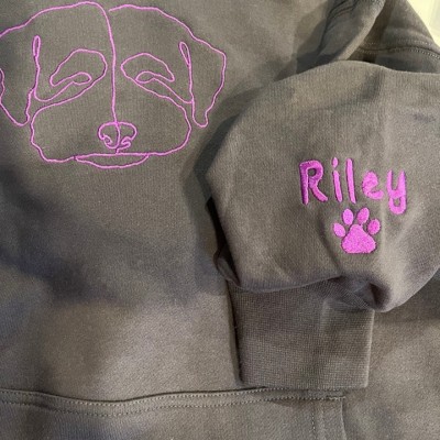 Sweat-shirt brodé personnalisé pour animal de compagnie pour le cadeau d’amoureux des chiens