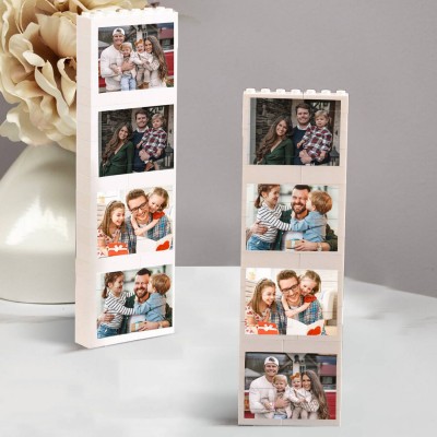 Puzzle de bloc de construction photo personnalisé pour le cadeau de la fête des pères de papa