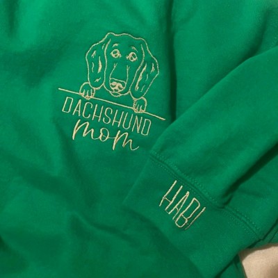 Sweat-shirt personnalisé brodé de portrait d’animal de compagnie pour les cadeaux d’amoureux des animaux de compagnie
