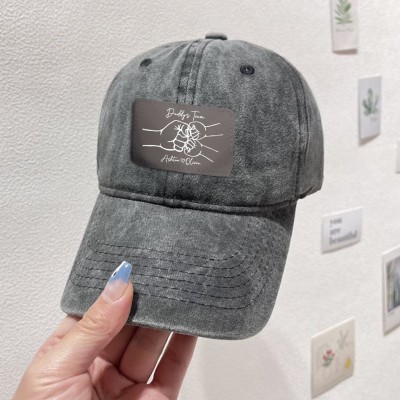 Casquette de poing personnalisée pour papa grand-père cadeau de fête des pères