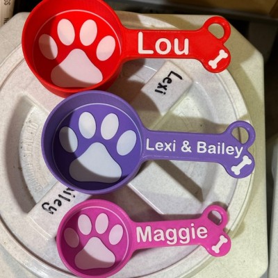 Pelle à nourriture personnalisée pour animaux de compagnie avec des noms d’animaux pour les amoureux des animaux Idées cadeaux